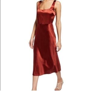 Vince - fitted slip dress.  EUC.  Size 0.  Fits 0/2